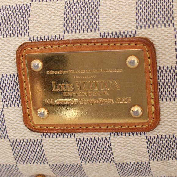 Louis Vuitton Eva Damier Azur Small Crossbody Shoulder Purse Chain Strap A4261 - Picture 8 of 12